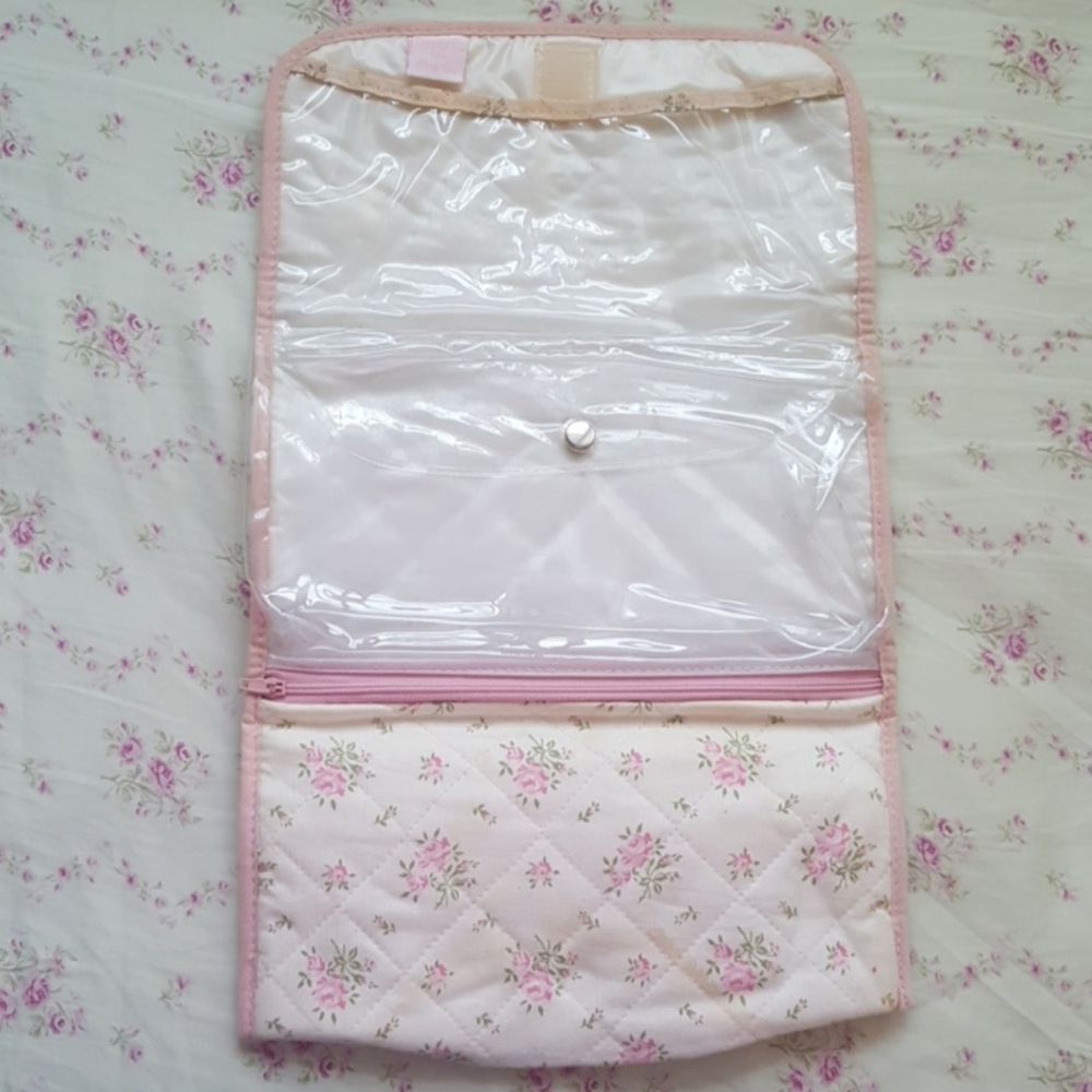 Vintage 80' s Shabby Chic Roses Jewelry organizer - Picture 2 of 8